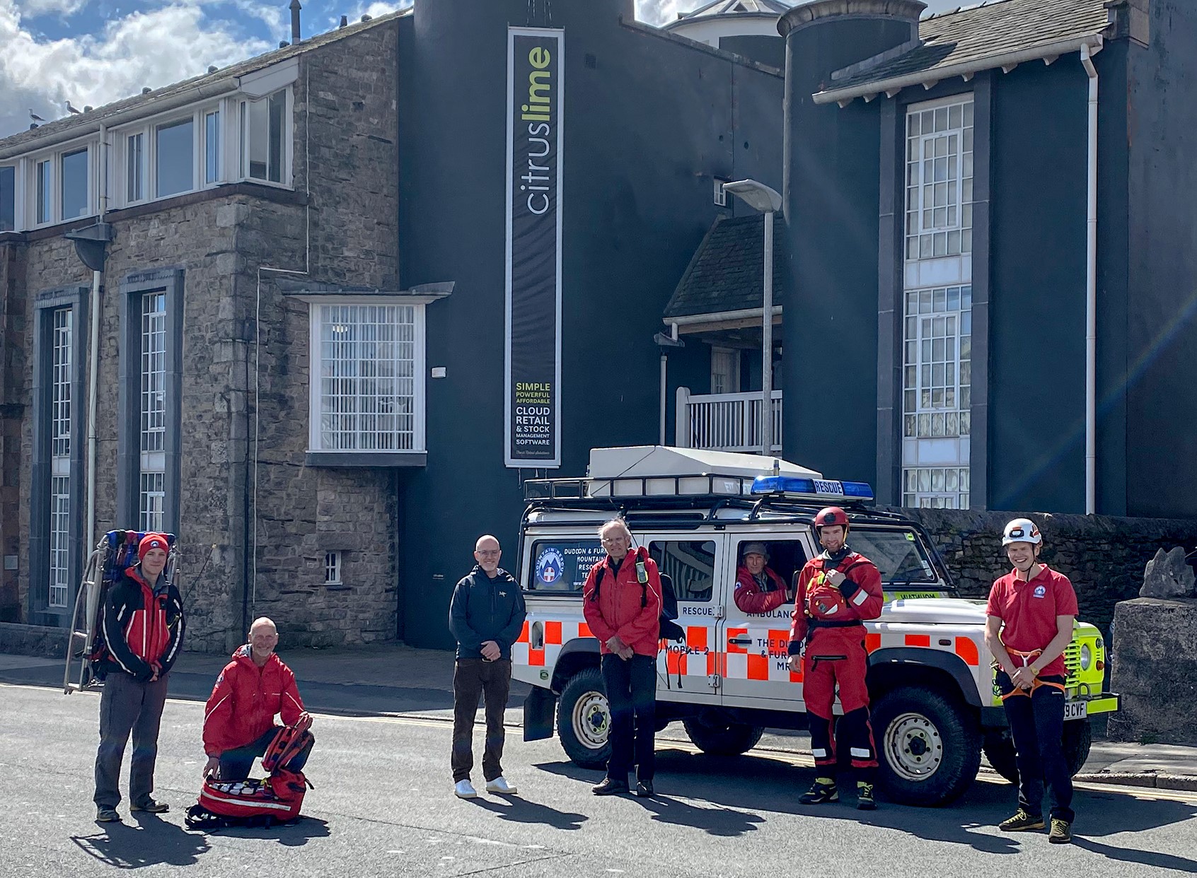 Citrus-Lime Donates £5,000 to Duddon & Furness Mountain Rescue Team